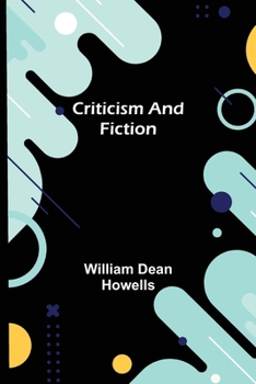 Paperback Criticism And Fiction Book