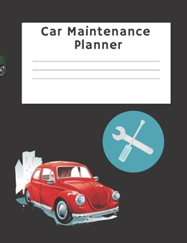 Paperback Car Maintenance Planner: A One Year Record of Your Car Book