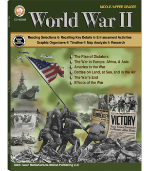 Paperback World War II Workbook, Grades 6 - 12 Book