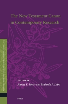 Hardcover The New Testament Canon in Contemporary Research Book