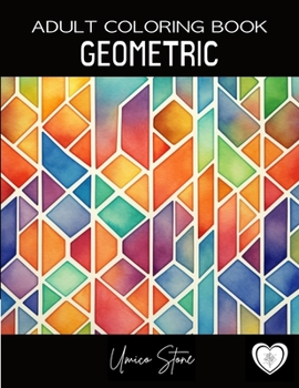 Paperback Geometric Adult Coloring Book: Patterns and Designs for Stress Relief and Relaxation Book