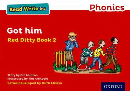 Paperback Read Write Inc. Phonics: Red Ditty Book 2 Got Him Book
