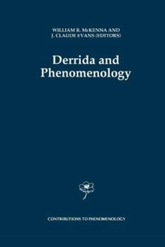 Paperback Derrida and Phenomenology Book