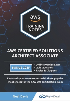 Paperback AWS Certified Solutions Architect Associate Training Notes Book