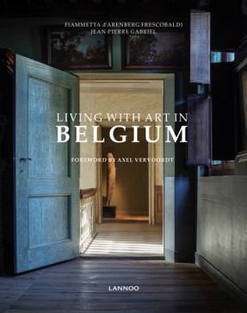 Hardcover Living with Art in Belgium Book