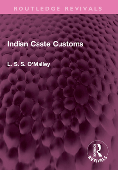 Paperback Indian Caste Customs Book