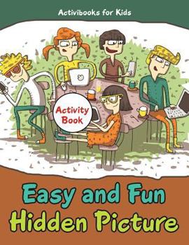 Paperback Easy and Fun Hidden Picture Activity Book
