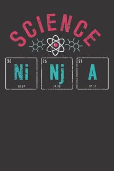 Notebook: Science Ninja Periodic Table Physics Atom Vintage