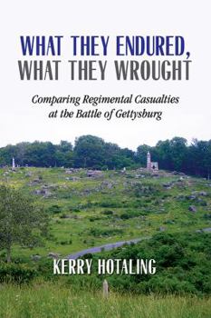 Paperback What They Endured, What They Wrought: Comparing Regimental Casualties at the Battle of Gettysburg Book