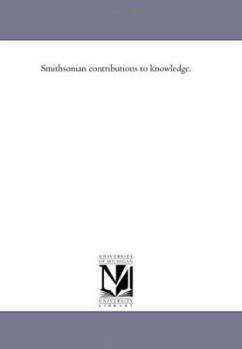 Paperback Smithsonian Contributions to Knowledge. Book