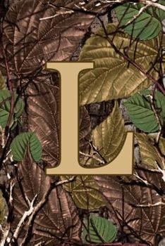 L: Letter L Monogram Camo Camouflage Hunting Notebook & Journal
