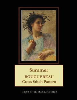 Paperback Summer: Bouguereau Cross Stitch Pattern [Large Print] Book