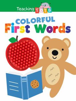 Board book Colorful First Words - Silicone Touch and Feel Board Book - Sensory Board Book