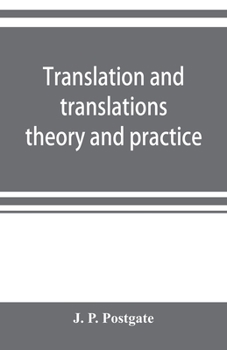 Paperback Translation and translations; theory and practice Book