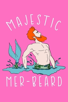 Paperback Majestic Mer Beard: Comic Book Notebook Paper Book