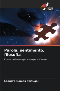 Paperback Parola, sentimento, filosofia [Italian] Book