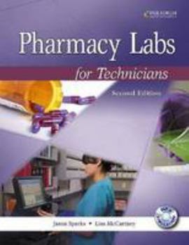 Paperback Pharmacy Labs for Technicians Book