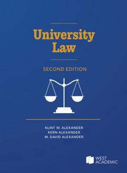 Paperback University Law (American Casebook Series) Book