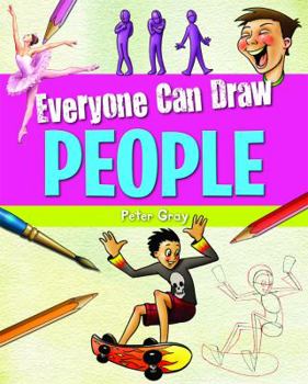 Library Binding Everyone Can Draw People Book