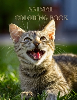 Paperback Animal Coloring Book: Actvity Coloring Pages for Kids Book