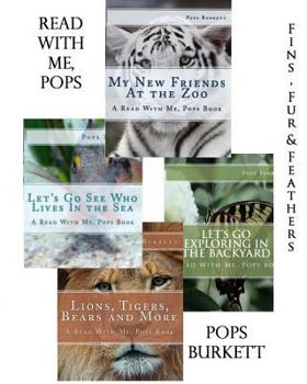 Paperback Fins, Fur & Feathers: Read With me, Pops Books 1 - 4 Book