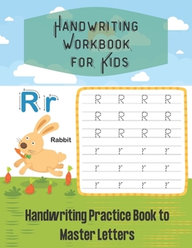 Paperback Handwriting Workbook for Kids: Handwriting Practice Book for Kids to Master Letters Book