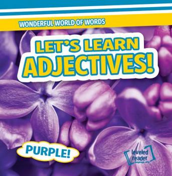 Library Binding Let's Learn Adjectives! Book