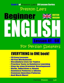 Preston Lee's Beginner English Lesson 41 - 60 For Finnish Speakers