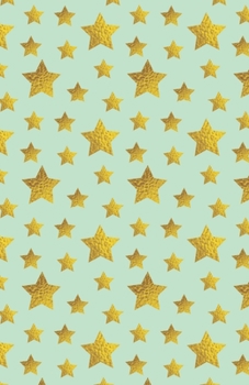 Lined Notebook A5 Size 110 Pages: Funny Ruled Journal. Cute Golden Star Butterfly Black Stripe 045 Unique Student Teacher Blank Scrapbook/ Composition/ Planner Great For Home School Office Writing