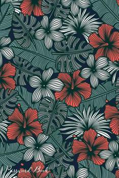 Paperback Password Book: Include Alphabetical Index With Floral Pattern Tropical Flowers Book