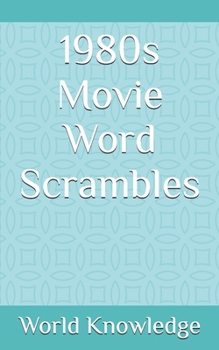 Paperback 1980s Movie Word Scrambles Book