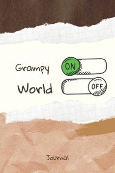 Paperback Grampy On Word Off Journal: Journal or Planner for Grampy Lovers / Retro Vintage Grampy Gift, (vintage journals and notebooks, kraft Old Paper, st Book