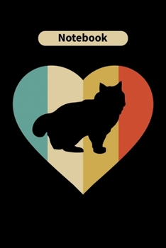 Notebook : AMERICAN BOBTAILS CAT Lover Gift for Cat Owners Diary - Blank Date & Blank Lined Notebook Journal - 6x9 Inch 120 Pages White Paper