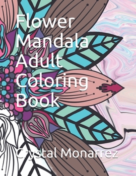 Paperback Flower Mandala Adult Coloring Book
