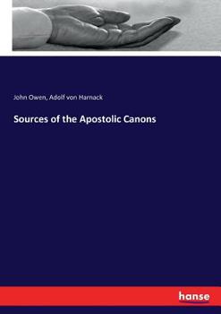Paperback Sources of the Apostolic Canons Book