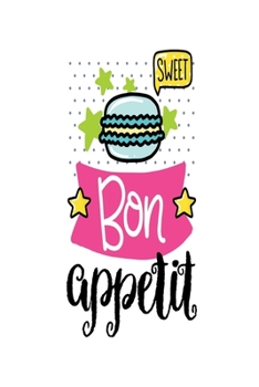 Paperback Bon Appetit: pocket Dotted Journal and Notebook for Journaling - Smile Design Diary for Girls and Women - cute Unique Gift Idea Ske Book