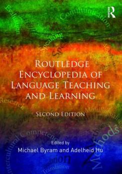 Paperback Routledge Encyclopedia of Language Teaching and Learning Book