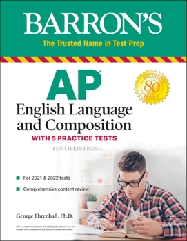 Paperback AP English Language and Composition: With 5 Practice Tests Book