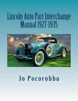 Paperback Lincoln Auto Part Interchange Manual 1927-1935 Book