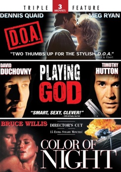 DVD Color of Night / Playing God / D.O.A. Book