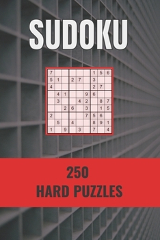 Paperback Sudoku 250 Hard Puzzles Book