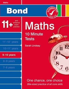 Paperback Bond 10 Minute Tests Maths 9-10 Years Book