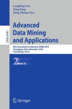 Paperback Advanced Data Mining and Applications Book