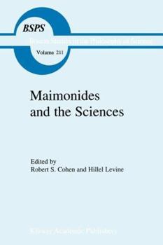 Paperback Maimonides and the Sciences Book