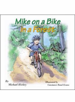 Paperback Mike on His Bike in the Forest Book