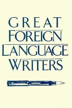 Hardcover Great Foreign Language Writers Book
