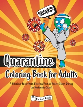 Paperback Quarantine Coloring Book for Adults Book