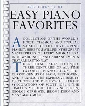 Spiral-bound The Library of Easy Piano Favorites Book