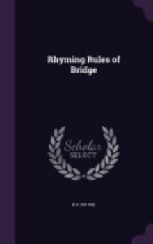 Hardcover Rhyming Rules of Bridge Book