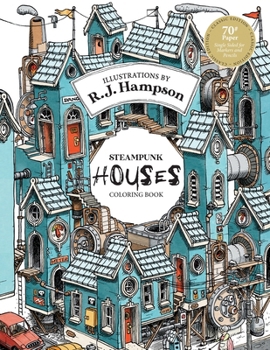 Steampunk Houses Coloring Book